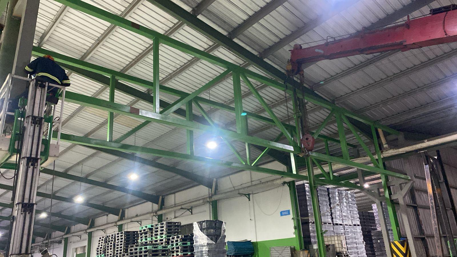 Estructura industrial desarrollada por Grupo INAP